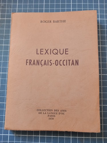 Lexique francais occitan - lexique, /