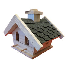 Maison À Oiseaux Villa Pour Oiseaux Avec Distributeur De Nourriture Bitume N°5