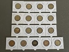 LOT LETTONIE 2014 A 2024 - 17 PIECES - 2 EURO COMMEMORATIVES NEUVES