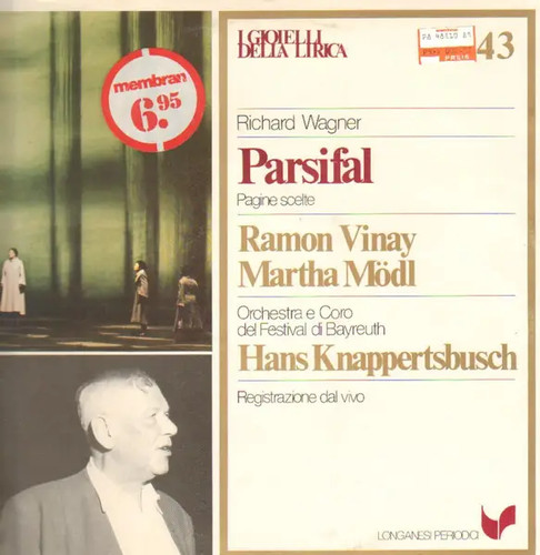 Parsifal wagner vinay - lp,