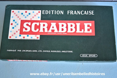 Ancien jeu scrabble - jeu,