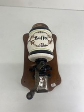 Ancien moulin à café vintage fonctionne juste 1 éclat sur le verre