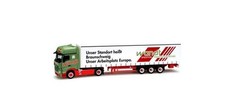HERPA, MERCEDES Actros Giga avec remorque bâchée WANDT, échelle 1/87, HER159050