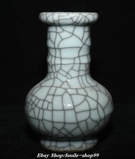 Rare Old Chinese Song Dynasty Official Kiln Porcelain Flower Bottle Vase Statue