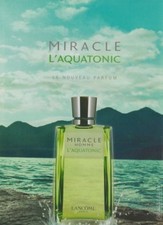 Publicité papier - advertising paper - Miracle L'Aquatonic Homme de Lancôme
