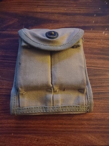 Antique wwii magazine pouch - wwii,