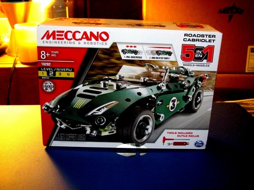 Meccano model roadster - 5-in-1,