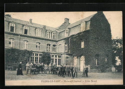 Cpa flers sart - flers-le-sart,, maison