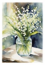 Tableau fleurs  nature morte -