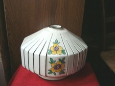 VASE OVALE EN CRAQUELE ART