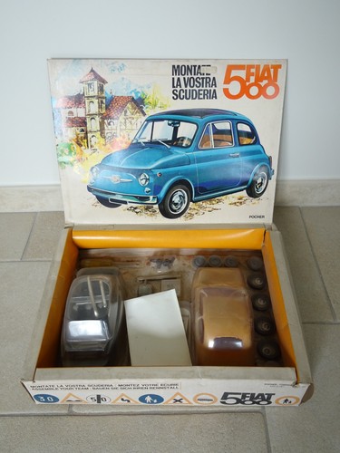 Ancienne boite jouet jeu - boite, fiat