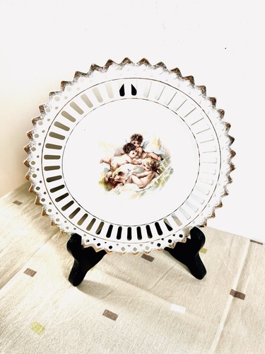 Assiette ajourée - ajourée, de