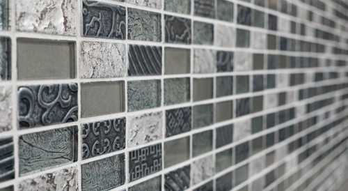 Mosaïque carreau translucide