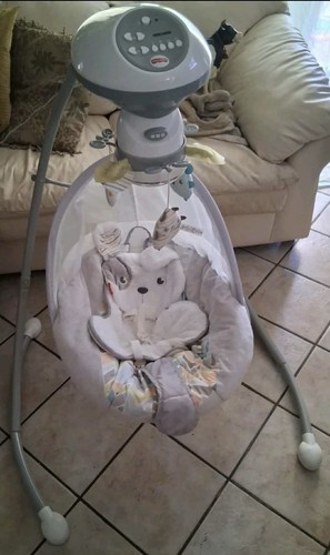 Fisher price baby swing gray - fisher-price,