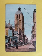 cpa 37 - TOURS Rue des Halles La TOUR de l'HORLOGE Pub CHOCOLAT de la HAVANE