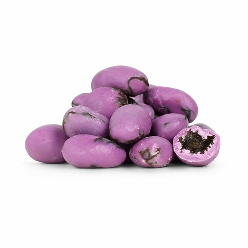 Purple yogurt covered raisins - covered,