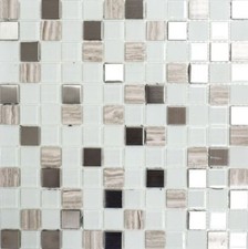 Selbstklebends Mosaïque Blanc
