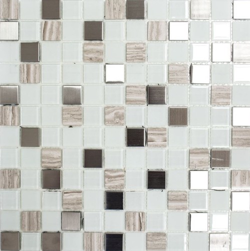 Selbstklebends mosaïque blanc - selbstklebends,
