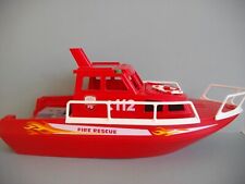 Playmobil - pièces détachées ou à compléter / bateaux de pompiers réff : 3128