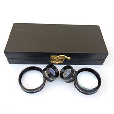 Combiné lentilles dioptriques couleur noire 20D 78D 90D et 40D avec boîte pou...