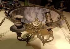 lustre néo classique bronze