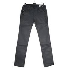 Jeans Noir Ciré Pour Homme