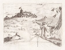 Mégara Grèce Grèce Vincenzo Coronelli Gravure Cuivre 1690