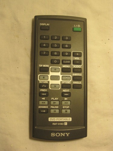 Sony rmt d183 remote - sony,