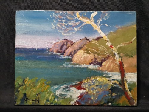 Huile sur toile guy benard - sur, de