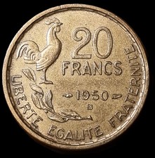 20 Francs 4 Faucilles 1950 B