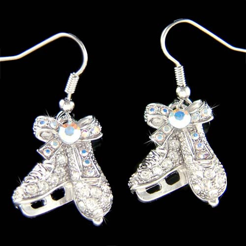 Glace skate avec cristal - glace,