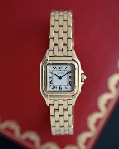 Cartier montre jaune - cartier,