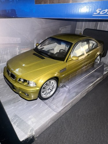 Bmw coupé e46 jaune - 1/18,
