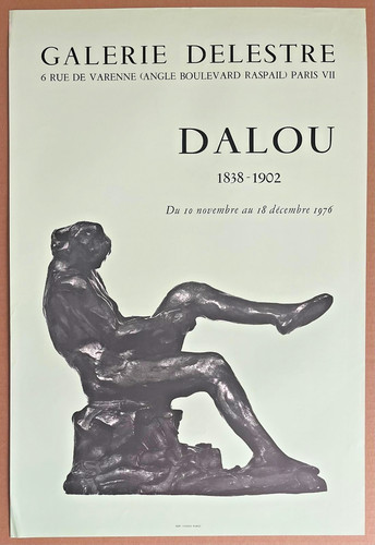 Jules dalou affiche - jules,