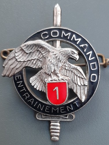 Insigne commando cnec choc - insigne, 1°