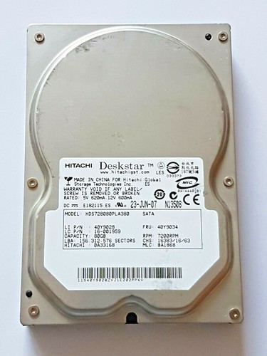 Disque dur sata hitachi - disque,