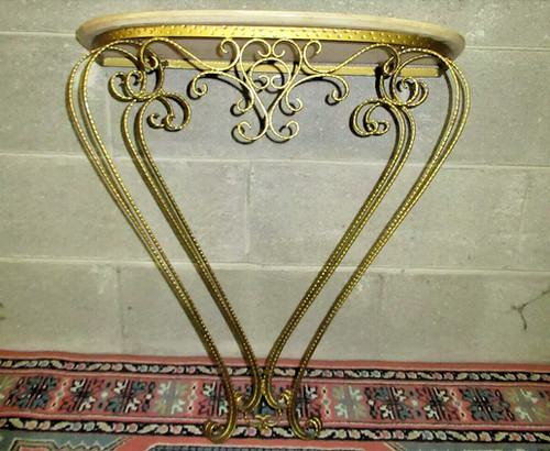 Ancienne console volute en - ancienne,