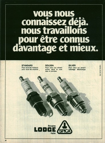 Publicité ancienne voiture