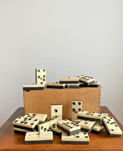 Jeu dominos ancien en - 🁫,