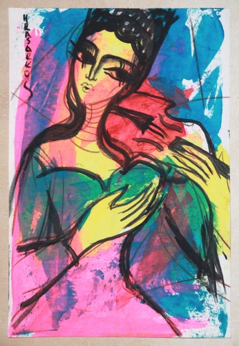Peinture acrylique crayon - acrylique,