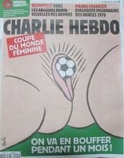 CHARLIE HEBDO N° 1403 de 2019 FOOTBALL COUPE DU MONDE FÉMININE on va en bouffer 