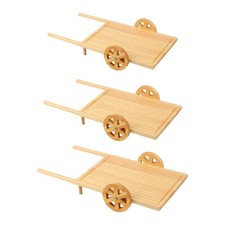 Chariot d'exposition de Sushi, cuisine en bois, assiette à Sushi de bureau