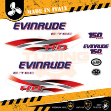 Décalcomanies adhésif Moteur hors-bord Evinrude e-tec ho 150 Ch - A