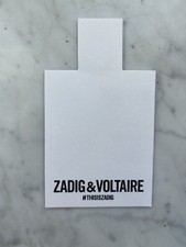carte A Parfum Zadig & Voltaire This Is Zadig Publicitaire Miniature A Parfumer