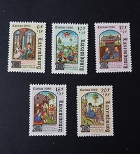 Timbres du Luxembourg N° 1113 à 1117 Neuf Luxe