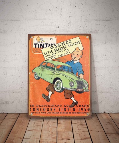 Plaque métal vintage concours