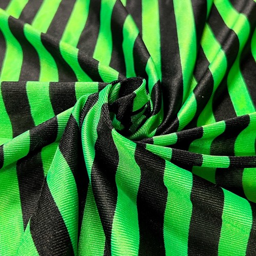 Tissu polyester rayé noir - polyester,