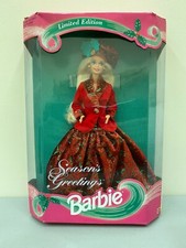 1994 SEASON'S GREETINGS BARBIE Doll Limited Edition HOLIDAY NIB/NRFB