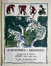 Alechinsky et Reinhoud Arles 1979 exhibition lithograph vintage poster