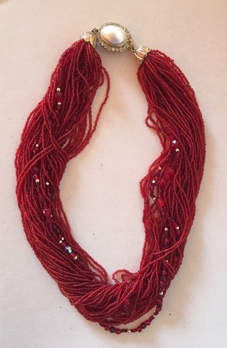 Collier perles murano - collier,